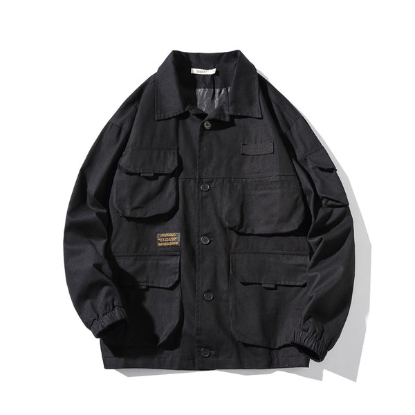 Chaqueta de Trabajo Multi-Bolsillos para Hombre