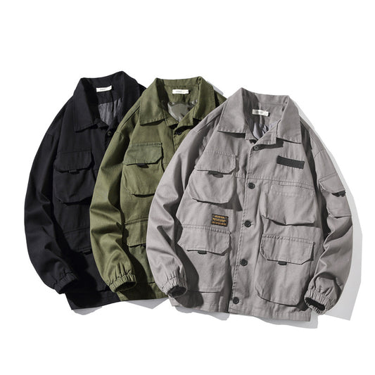 Chaqueta de Trabajo Multi-Bolsillos para Hombre - Image 2