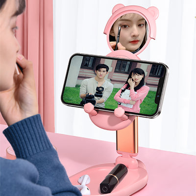 Soporte Ajustable para iPhone e iPad con Espejo - Compatible con Apple - Image 2