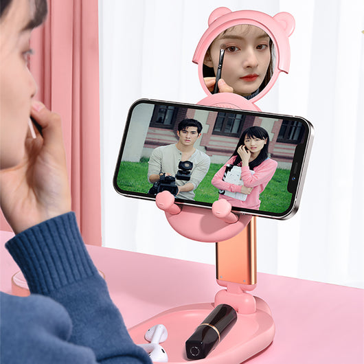 Soporte Ajustable para iPhone e iPad con Espejo - Compatible con Apple - Image 2
