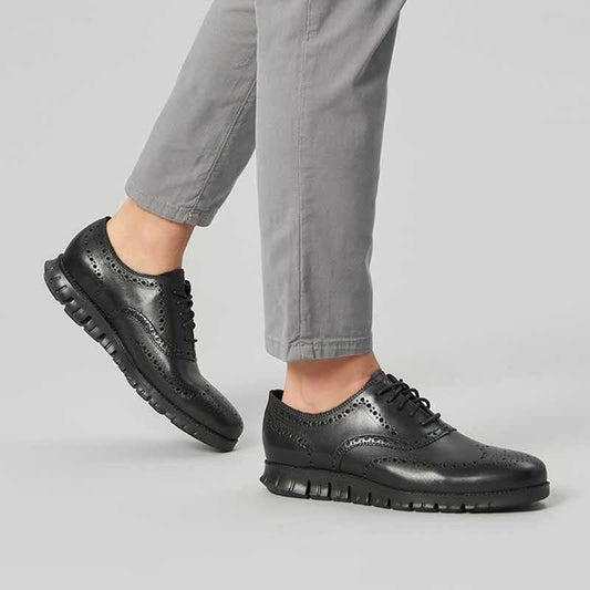 Zapatos de Cuero para Jóvenes Talla Grande con Suela Reforzada - Image 2