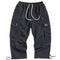 Pantalones Harem Cropped Sueltos con Efecto Vapor