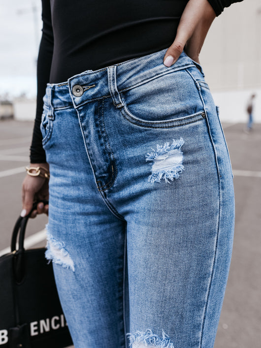 Pantalones Vaqueros Ajustados Reductores para Mujer - Colección Verano - Image 11