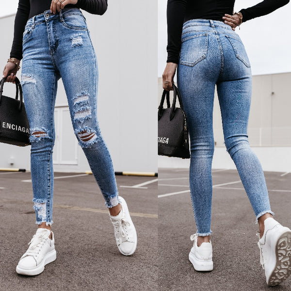 Pantalones Vaqueros Ajustados Reductores para Mujer - Colección Verano