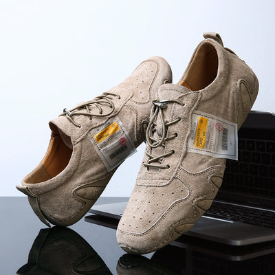 Zapatos de Cuero para Senderismo y Paseos Cómodos