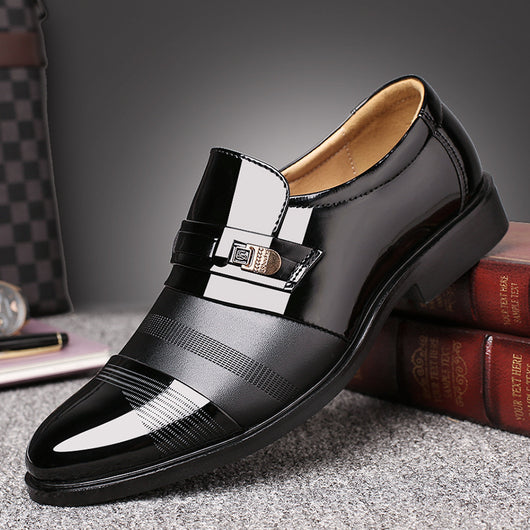Zapatos de Cuero para Hombre Talla Grande - Elegancia Empresarial - Image 2