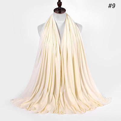 Pañoleta Jersey de Algodón para Mujer - 30 Colores - Ideal para Otoño e Invierno - Image 40