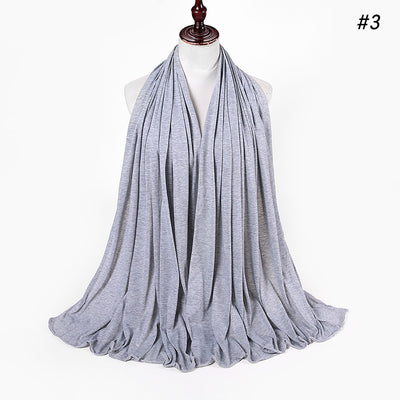 Pañoleta Jersey de Algodón para Mujer - 30 Colores - Ideal para Otoño e Invierno - Image 4