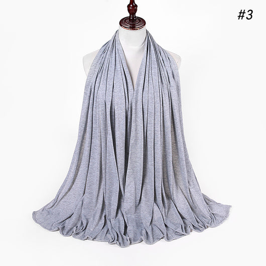 Pañoleta Jersey de Algodón para Mujer - 30 Colores - Ideal para Otoño e Invierno - Image 4