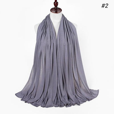 Pañoleta Jersey de Algodón para Mujer - 30 Colores - Ideal para Otoño e Invierno - Image 3
