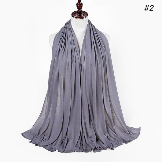 Pañoleta Jersey de Algodón para Mujer - 30 Colores - Ideal para Otoño e Invierno - Image 3