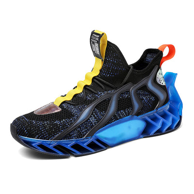 Zapatillas Deportivas Tejidas con Suela Gruesa para Hombre - Image 5