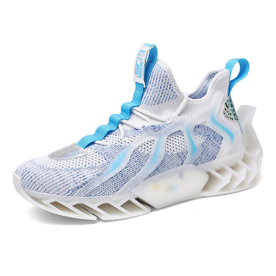 Zapatillas Deportivas Tejidas con Suela Gruesa para Hombre - Image 7