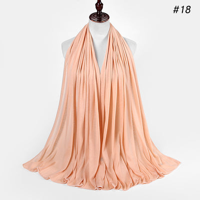 Pañoleta Jersey de Algodón para Mujer - 30 Colores - Ideal para Otoño e Invierno - Image 19