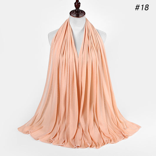 Pañoleta Jersey de Algodón para Mujer - 30 Colores - Ideal para Otoño e Invierno - Image 19