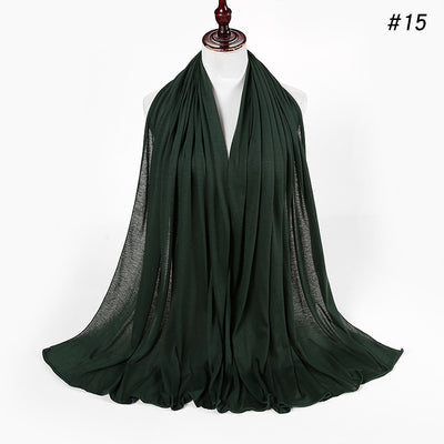 Pañoleta Jersey de Algodón para Mujer - 30 Colores - Ideal para Otoño e Invierno - Image 16