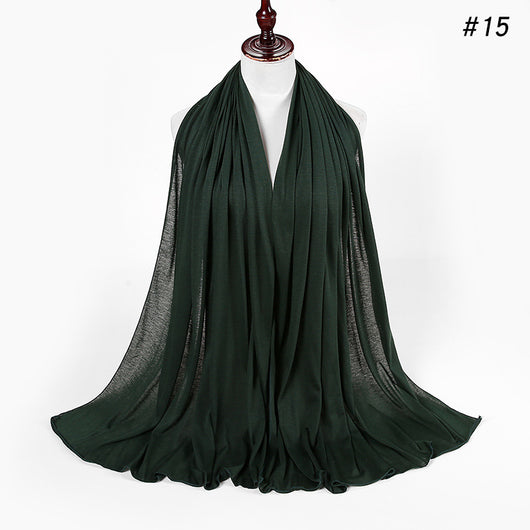 Pañoleta Jersey de Algodón para Mujer - 30 Colores - Ideal para Otoño e Invierno - Image 16