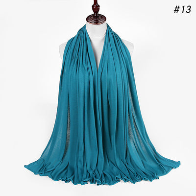 Pañoleta Jersey de Algodón para Mujer - 30 Colores - Ideal para Otoño e Invierno - Image 14