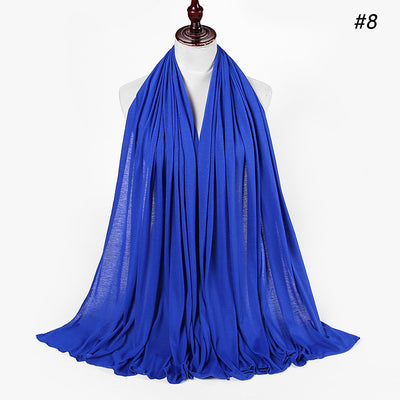 Pañoleta Jersey de Algodón para Mujer - 30 Colores - Ideal para Otoño e Invierno - Image 9