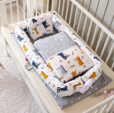 Cuna Portátil Antipreisión para Recién Nacido - Cama de Viaje Biomimética Plegable - Image 27