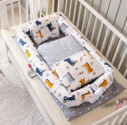 Cuna Portátil Antipreisión para Recién Nacido - Cama de Viaje Biomimética Plegable - Image 27