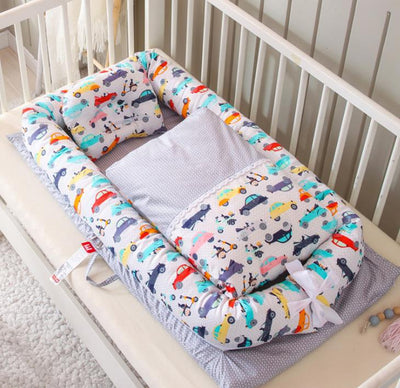 Cuna Portátil Antipreisión para Recién Nacido - Cama de Viaje Biomimética Plegable - Image 28
