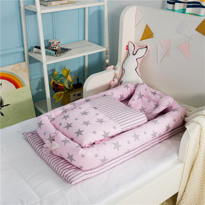 Cuna Portátil Antipreisión para Recién Nacido - Cama de Viaje Biomimética Plegable - Image 32
