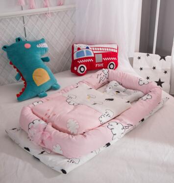 Cuna Portátil Antipreisión para Recién Nacido - Cama de Viaje Biomimética Plegable - Image 30