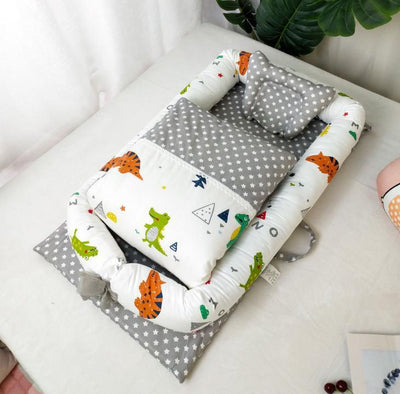 Cuna Portátil Antipreisión para Recién Nacido - Cama de Viaje Biomimética Plegable - Image 37
