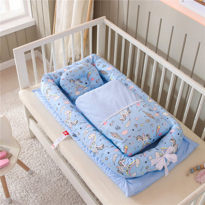 Cuna Portátil Antipreisión para Recién Nacido - Cama de Viaje Biomimética Plegable - Image 2