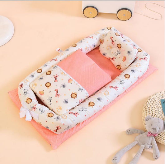 Cuna Portátil Antipreisión para Recién Nacido - Cama de Viaje Biomimética Plegable - Image 3