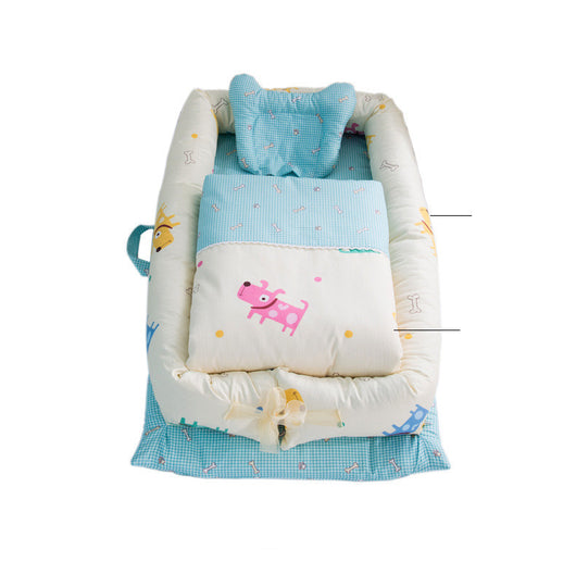 Cuna Portátil Antipreisión para Recién Nacido - Cama de Viaje Biomimética Plegable - Image 21