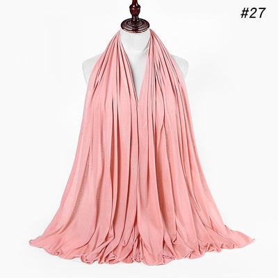 Pañoleta Jersey de Algodón para Mujer - 30 Colores - Ideal para Otoño e Invierno - Image 28