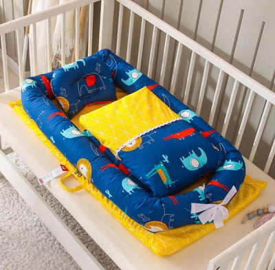 Cuna Portátil Antipreisión para Recién Nacido - Cama de Viaje Biomimética Plegable - Image 15