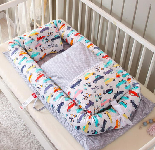 Cuna Portátil Antipreisión para Recién Nacido - Cama de Viaje Biomimética Plegable - Image 17