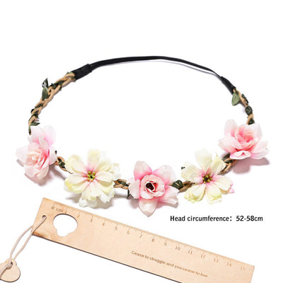 Diadema Floral Gesang Rosa Pequeña - Image 11