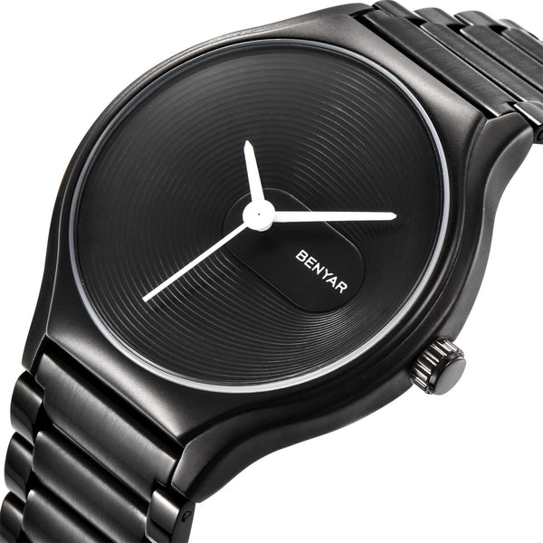 Reloj de Cuarzo Minimalista con Correa de Acero
