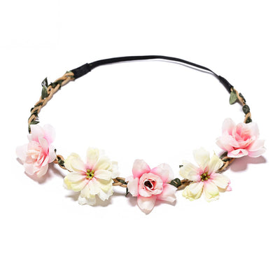 Diadema Floral Gesang Rosa Pequeña - Image 7