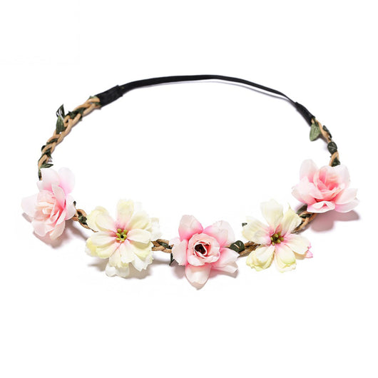 Diadema Floral Gesang Rosa Pequeña - Image 7