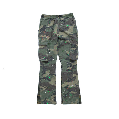 Pantalones Cargo Camuflaje Flare de Moda Urbana - Image 7
