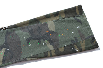 Pantalones Cargo Camuflaje Flare de Moda Urbana - Image 3