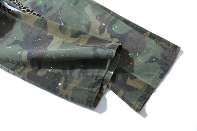 Pantalones Cargo Camuflaje Flare de Moda Urbana - Image 4