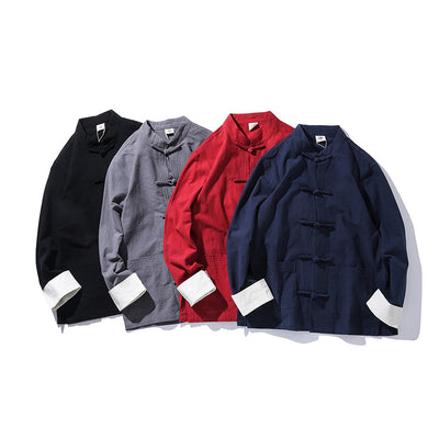 Camisa Clásica de Botones con Mangas Largas