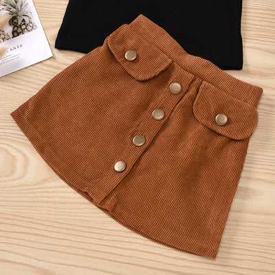 Traje Falda de Pana con Botones Metálicos - Image 10