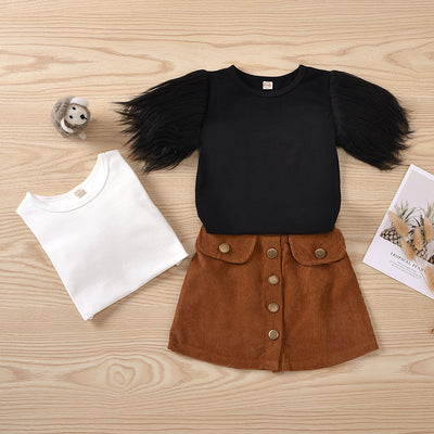 Traje Falda de Pana con Botones Metálicos - Image 5