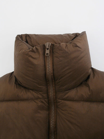 Chaleco Acolchado con Cuello Parado sin Mangas - Image 7