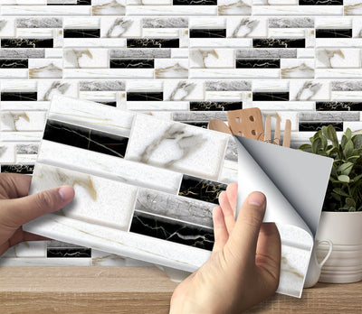 Pegatinas Decorativas para Pared Blanco y Negro Clásico - Image 6