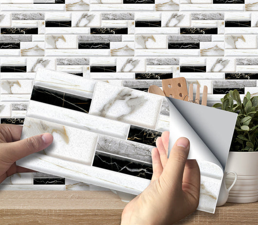 Pegatinas Decorativas para Pared Blanco y Negro Clásico - Image 6