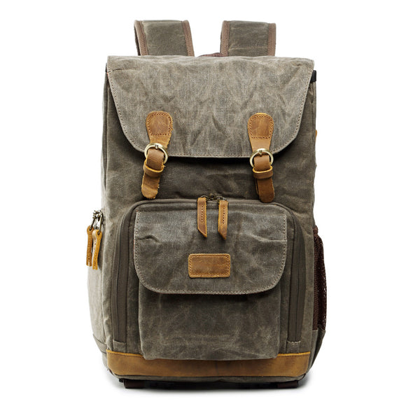 Mochila Portaobjetivos Impermeable Doble Compartimiento