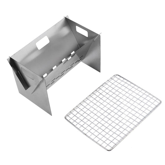Parrilla Portátil de Acero Inoxidable Plegable - Estufa de Camping Compacta - Image 8
